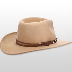 With a wide brim and water-repellent wool, the Ashley Hat protects our head from the elements whatever outdoor excursion the day may have in store. The crushable design makes this hat travel-freindly, while the USA-made construction carries on Stetson's legacy of quality  products that stand the test of time. Wide Brimmed, Repellent, Fedora, Water Repellent, Carry On, Wool, Hats, Water, Travel