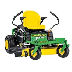 the john deere lawn mower is ready to be used on land or in water