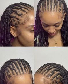 Braided Ideas, Cornrow Hairstyle, Hair Braid Designs, Cornrows Natural Hair, Twisted Hair, Goddess Braids Hairstyles, African Hair Braiding Styles, Box Braids Hairstyles For Black Women