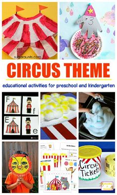 circus theme activities for preschool and kindergart