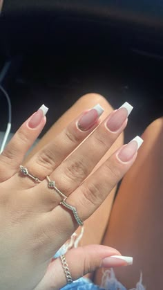 Amazing Nails, Vacation Nails, I'm Bored, Sparkle Nails, Girls Nails, Nail Art Ideas, Nails At Home, Pretty Acrylic Nails, French Nails