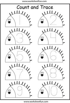 the worksheet for counting and trace