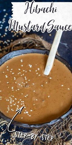 an image of a bowl of food with the title alohhii mustard sauce