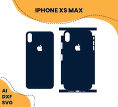 an iphone xs max is shown with the back and sides cut out to show it's size