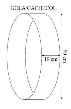 a diagram showing the width of two circles