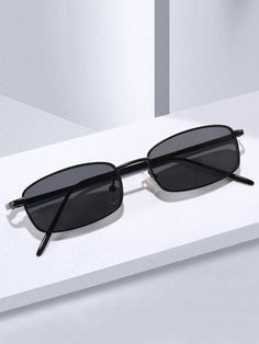 1 Pair/ Pack Men's Retro Square Small Metal Frame UV Protection Sunglasses, Hip-Hop Travel Punk Style Glasses Beach Accessories Sun Glasses Sunglasses Shades  Vintage    Geometric    Men Accessories, size features are:Bust: ,Length: ,Sleeve Length: Casual Sunglasses, Style Glasses, Uv400 Sunglasses, نظارات شمسية, Sunglasses Uv Protection, Men Sunglasses, Sun With Sunglasses, Styles P, Shades Sunglasses