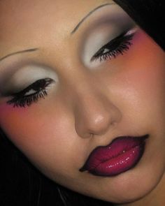 Weird Makeup Looks, Cute Christmas Makeup, Film Makeup, Dream Photoshoot, Eyeliner Ideas, Concert Makeup, Movie Makeup, 90s Makeup, Neon Makeup