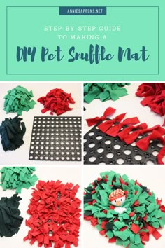 step by step guide to making a my pet sulfle mat