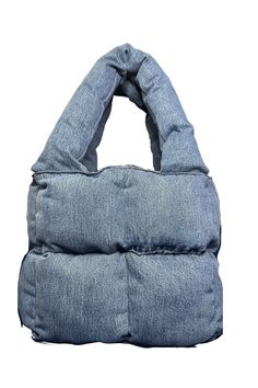 JUMBO UP-CYCLED DENIM PUFFER TOTE  made from thrifted Levi jeans. 2 pockets inside. Dimensions: 12"x12"x8"  Drop: 12" Denim Bags With Pockets For Streetwear, Denim Streetwear Bags With Pockets, Streetwear Denim Bags With Pockets, Puffer Jeans, Gyaru Fashion, Denim Tote Bags, Denim Tote, Jeans Bag, Denver Co