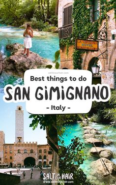 the best things to do in san gimignano italy with text overlay