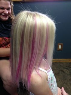 Y2k Ideas, Blonde And Pink, Hairstyle Highlights, Y2k Hairstyles, Highlights Blonde