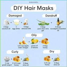 Style bang Quick Hair Mask Diy, Silky Curly Hair Natural, Hydrate Hair Mask Diy, Hair Masks Recipes, Oat Hair Mask, Greek Yogurt Hair Mask, Hair Mask Hydrating, Soften Hair Naturally, Deep Moisture Hair Mask Diy