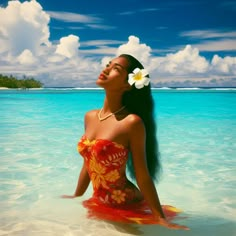 Afro Polynesian, Philippines Photoshoot, Tropical Photoshoot Ideas, Caribbean Hairstyles, Moana Inspired Outfits, Polynesian Outfits, Tropical Woman, Natural Short Hairstyles, Top 10 Hairstyles