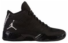 Air Jordan 29 'Blackout' 695515-010 (SNKR/Basketball) Black Casual Jordan Basketball Shoes, Casual Black Jordan Basketball Shoes, Black Casual Jordan Shoes For Basketball, Jordan Basketball Shoes Black With Boost Midsole, University Blue, 12th Man, Stylish Sneakers, Nike Jordan, Nike Air Jordan