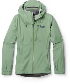 Need a jacket that can endure an all-day outing in wet weather? The women's Patagonia Granite Crest jacket has a high-performance design and 3-layer waterproof barrier to keep the elements out. Patagonia Green Long Sleeve Outerwear, Green Long Sleeve Patagonia Outerwear, Patagonia Waterproof Windbreaker For Outdoor Activities, Green Long Sleeve Outerwear By Patagonia, Green Patagonia Outerwear For Fall, Patagonia Green Outerwear For Fall, Patagonia Windbreaker For Fall Outdoor Activities, Waterproof Patagonia Outerwear, Patagonia Functional Windbreaker For Outdoor