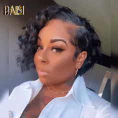 BAISI Loose Wave Side Part BOB Wig – BAISI HAIR Loose Wave Side Part, Side Part Bob Wig, Side Part Bob, Sassy Hair, Short Bob Wigs, Relaxed Hair