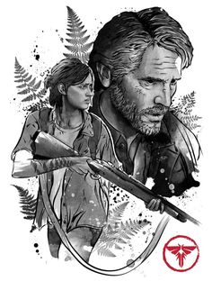 Day Of The Shirt, Joel And Ellie, The Last Of Us2, Large Mouse Pad, Artist Community, Last Of Us, Grand Art, Art Sur Toile, Gravity