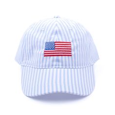 This Kids Flag Hat is the perfect way to protect your little one from the sun during your patriotic celebrations. The hat features an embroidered American flag and provides UPF 50+ protection to keep your toddler safe in the sun. It's a perfect accessory for playtime, sports or to cheer for Team U.S.A. during the Olympics! Available in a variety of colors to suit your style, you can personalize it with a monogram on the side for that extra special touch. Patriotic Designs, Magnolia Baby, Flag Hat, Sibling Gifts, Beach Birthday, Baby Cakes, Elegant Baby, Boys Swim, Toddler Clothes