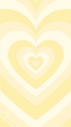 a yellow and white heart shaped background