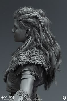 Johan Lithvall is a character artist at Starbreeze who specialises in hair. Which sounds crazy, until you take a moment to appreciate just how much hair a modern video game character has, and how good it looks blowing in the breeze. Hair Art Drawing, Aloy Cosplay, 3d Hair, Horizon Zero Dawn Aloy, Aloy Horizon, 3d Karakter, I Miss You Guys, Horizon Zero Dawn Forbidden West, Viking Hair