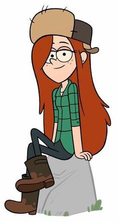 Character For Character Day, Animated Tv Characters, Woman Cartoon Characters, Red Hair Characters, Character With Red Hair, Dipper Gravity Falls, Giffany Gravity Falls, Iconic Cartoon Characters, Libro Gravity Falls