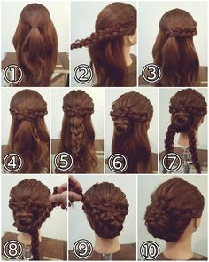 Curly Prom Hair, Hairstyle For Long Hair, Pinterest Hair, Long Curly Hair, Bridesmaid Hair, Prom Hair, Hair Updos, Up Hairstyles, Hair Hacks