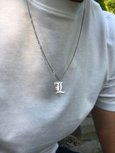 Looking for a special Christmas gift idea or a memorable gift for him? This men necklace initial is the perfect choice. The ability to customize the necklace with his own initial turns it into a one-of-a-kind piece that's both thoughtful and fashionable. Discover the perfect way to express your affection with our Personalized Initial Necklace for Him. This unique birthday gift idea is more than just a piece of jewelry--it's a customized keepsake that he'll treasure forever. Crafted with care, th Necklace For Him, Necklaces For Men, Special Christmas Gift, Unique Birthday Gift, Unique Birthday, Necklace Initial, Customized Jewelry, Christmas Gift Idea, Unique Birthday Gifts