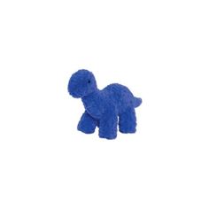 a small blue stuffed animal on a white background