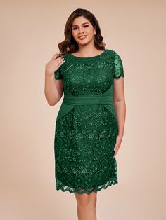 Dark_Green Lace Neckline, Mother Of The Bride Dress, Applique Dress, Dress With Belt, Lace Applique, Chiffon Fabric, Mother Of The Bride Dresses, Feel Confident, Bride Dress