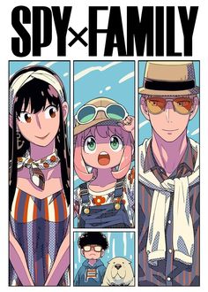 the poster for spy x family