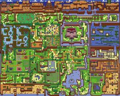 the legend of zelda map