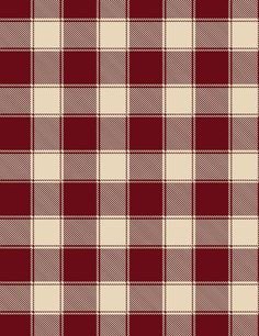 a red and white checkered fabric pattern that is very similar to the plaid in this image