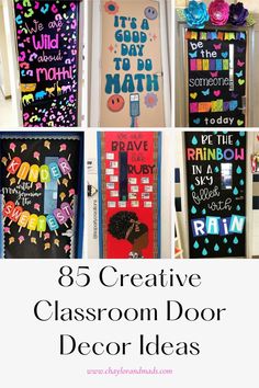 classroom door decor ideas that are easy to make