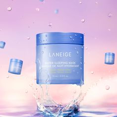 Laneige Water Sleeping Mask With Squalane Skin Cycling, Water Sleeping Mask, Laneige Water Sleeping Mask, Hydrating Face Mask, Overnight Mask, Laneige Lip Sleeping Mask, Clear Complexion, Lip Sleeping Mask, Best Face Mask