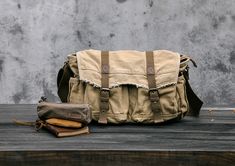 There’s a new color available for the retro crossbody bag. #pursesandbags #bookbag #schoolbag Canvas Satchel Shoulder Bag For On-the-go, Military Style Khaki Satchel Shoulder Bag, Military Canvas Shoulder Bag For Daily Use, Military Canvas Shoulder Bag For Outdoor, Vintage Messenger Bag, Military Messenger Bag, Canvas Messenger Bag, Canvas Backpack, Hiking Backpack