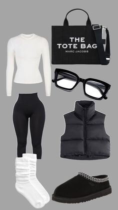 Cute Outfit With New Balance, Ugg Black Slippers Outfit, Affordable Outfit Ideas, Cute Cold Weather Outfits Black Women, Warm Cozy Outfits Winter, Cute Outfits To Wear On Your Period, Cute Outfits For Highschool Freshman, White Fits Aesthetic, White And Black Outfits For Women