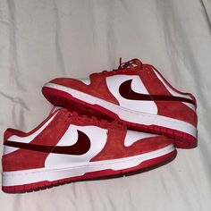 Brand New Nike Dunks -Limited Edition Valentine's Day Jelly Shoes, Nike Red, Walker Boots, New Nike, Sneaker Shopping, Nike Dunks, Rain And Snow Boots, Boot Sandals, Snow Boots