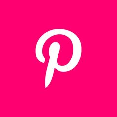 the pinter logo on a pink background with white letters and an arrow in the center