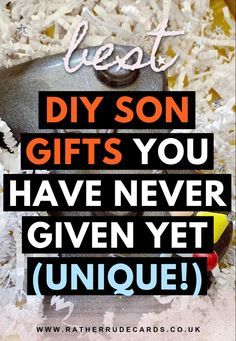 Easy to make unique son gifts ideas for boys that are super creative Sons Girlfriend Gifts Christmas, Boy Gifts Ideas, Creative Gifts Ideas, 18th Birthday Gifts For Boys, Mother Son Gift, 19th Birthday Gifts, Christmas Presents For Moms, Father Birthday Gifts, Inexpensive Christmas Gifts