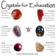 Crystals for exhaustion Cleansing Crystals, Gemstones Crystals, Gems Crystals, Crystal Meanings