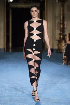 Christian Siriano Spring 2022 Ready-to-Wear collection, runway looks, beauty, models, and reviews. Runway Collection, Sheer Dress, New York Fashion Week