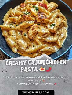 Creamy Cajun Chicken Pasta is a flavorful dish that perfectly combines the bold spices of Cajun seasoning with a velvety, cheesy sauce. Packed with tender chicken, vibrant vegetables, and perfectly cooked pasta Cajun Chicken Tortellini, Cajun Chicken Pasta Recipes, Breaded Shrimp, Cooked Pasta, Cajun Chicken Pasta, Simple Green Salad, Cajun Chicken, Cheesy Sauce