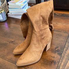 Marc Fisher Brand Cathi High Rise Length (Above The Knee) Tan Suede Boots. Brand New, Never Worn! Maintained In Original Box And Wrapping. Size 8. Offers Always Welcome. Tan Suede Boots, Marc Fisher, Tan Suede, Suede Boots, Above The Knee, Over The Knee Boots, Over The Knee, Knee Boots, The Knee