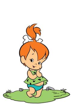 Funny Baby Cartoon, Flintstone Cartoon, Pebbles Costume, Pebbles And Bam Bam, Pebbles Flintstone, Classic Cartoon Characters, Famous Cartoons, 90s Cartoon, Favorite Cartoon Character