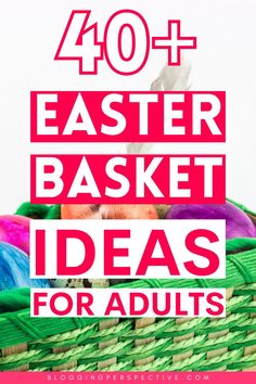 Discover the best easter basket ideas for adults with this ultimate list of easter gift ideas! From cheap easter basket ideas for adults to unique easter gifts for adults, these ideas are fun, creative, and budget-friendly. Perfect for easter gifts for coworkers or teens, too. Check out all the fun easter basket ideas for adults on the blog now!