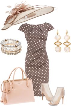 This would be my Kentucky Derby outfit only in Coral- OK ladies put your best durby outfit on for my b-day lol! Kentucky Derby Women, Polo Outfit