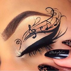 Cute Eye Makeup, Eye Makeup Designs, Halloween Makeup Easy, Creative Eye Makeup, Make Up Looks