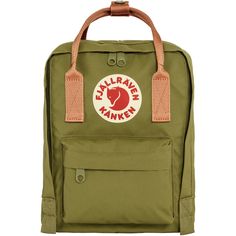 Kånken was created in 1978 to help prevent back problems among Swedish school children and, since then, has become one of Fjällräven's most appreciated products. The Mini-version is suitable for small children as well as for full grown adults who are looking for a small backpack. It is perfect for carrying a change of clothes for preschool or food on an outing, and as a smart everyday bag for books, water bottles, fruit and more. The shoulder straps are long and adjustable and fit both small and big backs. They can be fastened with a clasp so that they are not in the way when at their tightest. The material is hard-wearing, lightweight Vinylon F fabric that is able to withstand dirt and wetness. The main compartment has a large zipped opening, which makes it easy to pack and unpack. Two fl Fjallraven Kanken Mini, Kanken Classic, Popular Backpacks, Kanken Mini, Fjällräven Kånken, Daily Bag, Classic Backpack, Small Backpack, Kanken Backpack