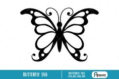 the butterfly svg file is ready to be used for cutting