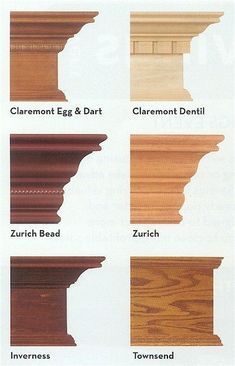 the different types of wood corbets